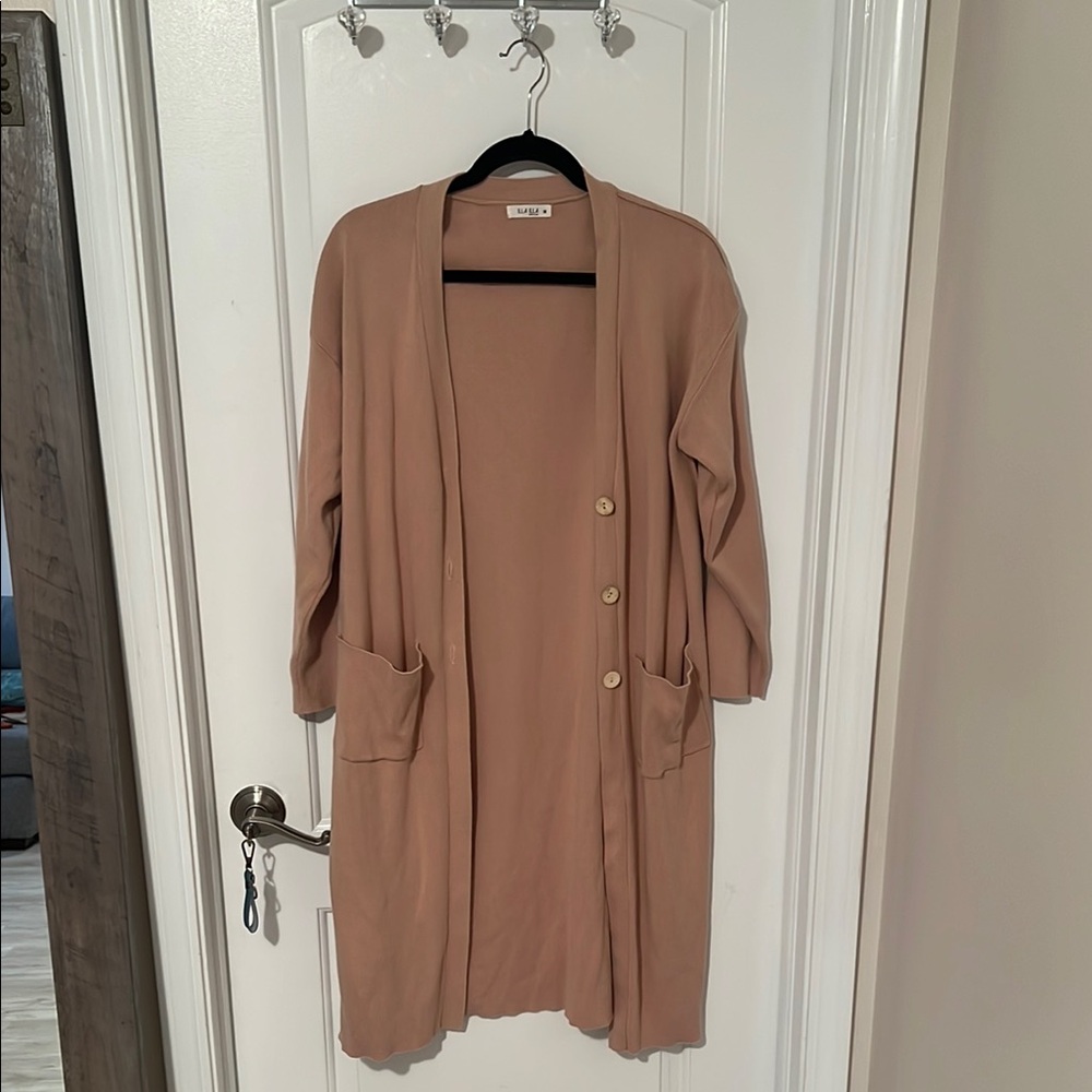 ILLA ILLA Beige Knit Cardigan